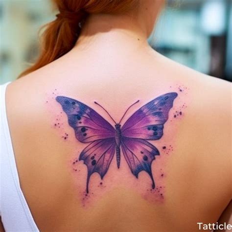 Purple Butterfly Tattoo Meaning and Symbolism - Tatticle