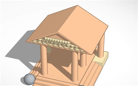3D design Античное здание - Tinkercad