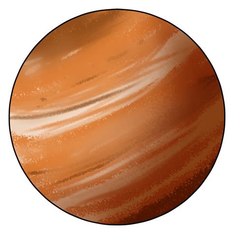 mars planet illustration red planet visual guide  clipart