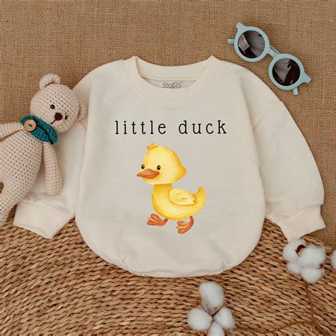 Roupa De Bebê Duck - Little Duck Baby Romper, so Dunkin Cute, Cute Duckling Baby Bodysuit ...