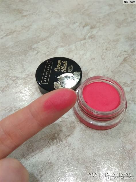 Кремовые румяна Арт-визаж Cream blush - «Кремовые румяна Art-visage ...