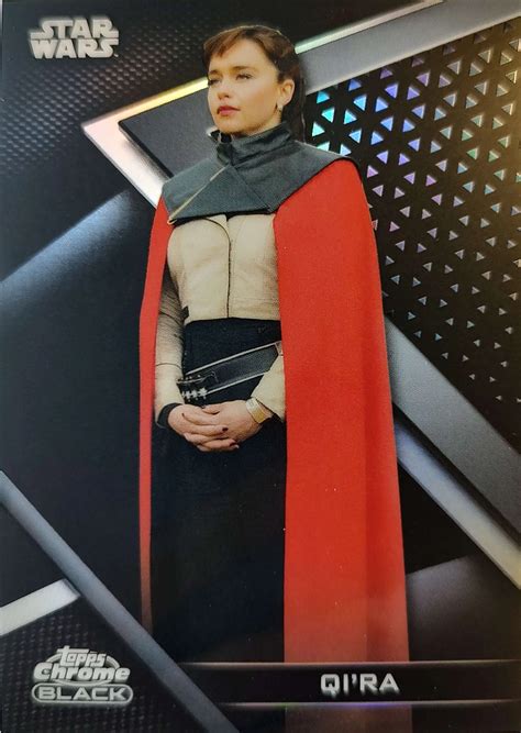 Star Wars Topps 2022 Chrome Black Single Card Refractor 146199 QiRa 38