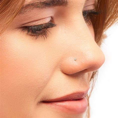 Micro Mini Spiral Nose Stud Sterling Silver Nose Stud Nose, 42% OFF