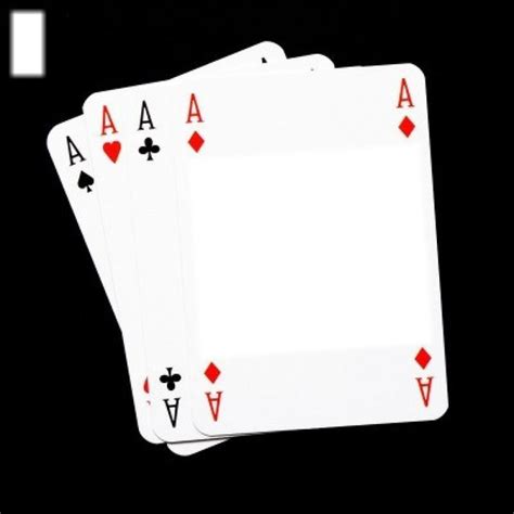 jeu de carte photo frame effect pixiz