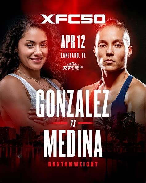 Pearl Gonzalez (10-5) vs. Monica Medina (3-4) in a Bantamweight Bout on