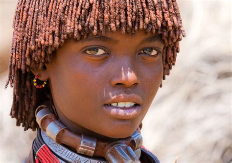 Ethiopian girl from the Hamer tribe | Hamer, Human, Portrait