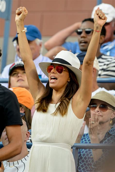 Eva Longoria at U.S. Open - September 2014 • CelebMafia