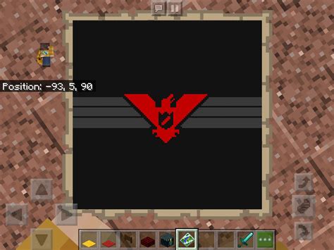 I tried to make the Artstotzka flag in Minecraft... it’s not the best ...