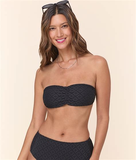 The Pana Bikini Top - Eyelet - Black Eyelet – Andie Swim