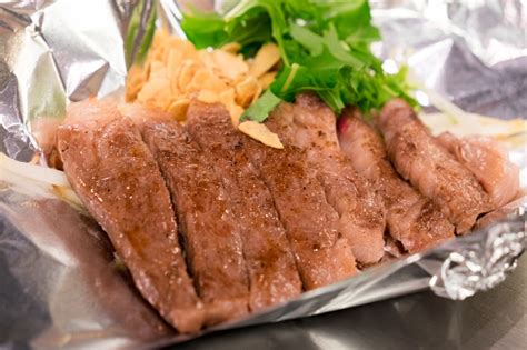 matsuzaka beef steak stock photo  image  barbecue meal