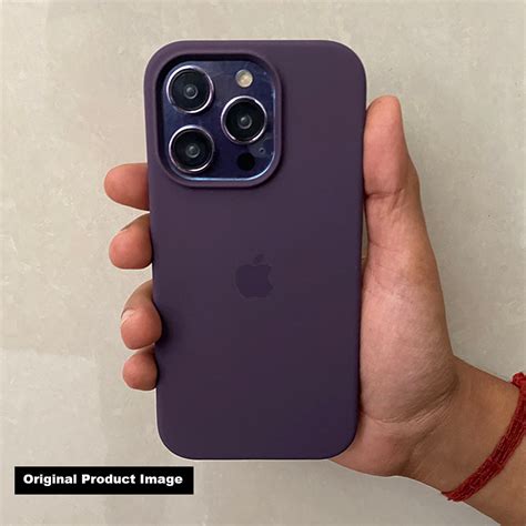 iPhone 15 Series Deep Purple Premium Silicone Cover – FRATO