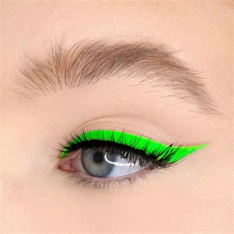 Green Eyeliner Neon Green Liquid Eyeliner Vegan Eyeliner - Etsy