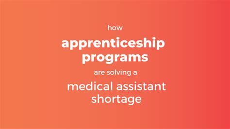 How Apprenticeship Programs are Solving a Medical Assistant Shortage