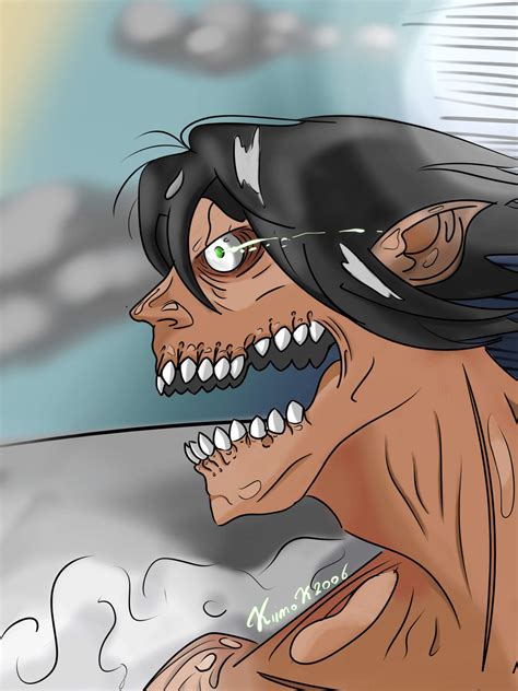 Эрен из аниме атака титанов (рисунок мой))) | Аниме Amino Amino