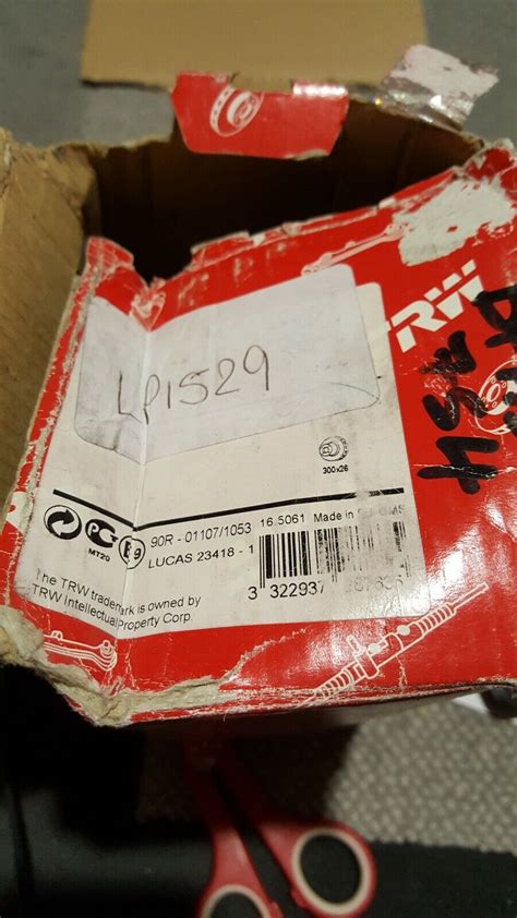 Brake Pad Set TRW LP1529 LMS116 GDB1459 to fit Volkswagen transporter ...