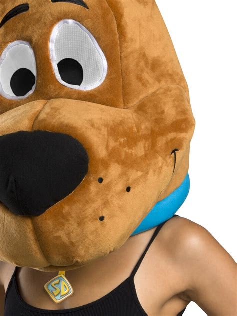Anti-slip texture Rubies Licensed Scooby Doo Mascot Mask Adults Costume ...