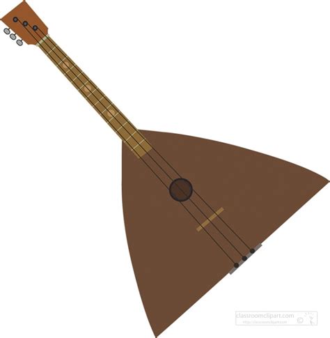 Musical Instruments Clipart-rrussian balalaika string instrument 2