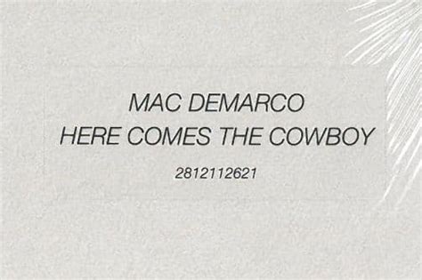 MAC DeMARCO Here Comes The Cowboy Vinyl Record LP Caroline ...