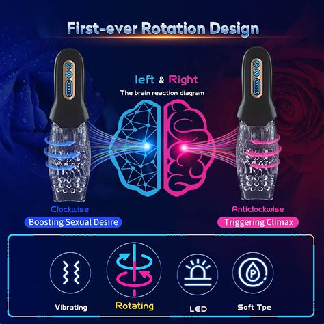 Automatic Masturbator for Men Rotation Blowjob Sex Machine Male Mastur