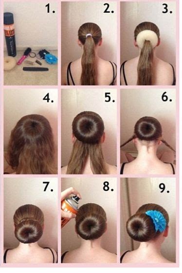 how to use a donut for hair