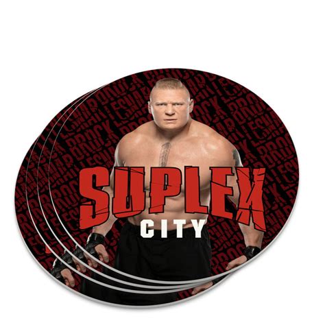 WWE Brock Lesnar Suplex City Novelty Coaster Set - Walmart.com - Walmart.com