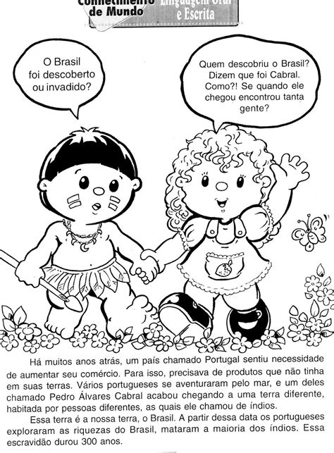 Atividades Sobre O Descobrimento Do Brasil Para Educação Infantil