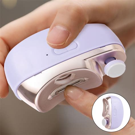 WEFHD Electric Toenail Grinder, 2-in-1 Nail Trimmer and Remover for