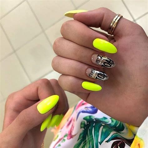 Маникюр На Короткие Ногти Кислотные Цвета — Richnail.ru