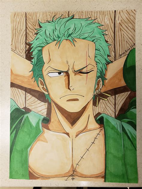 Dessin Zoro Noel : How To Draw Zoro from One Piece – WVMBV