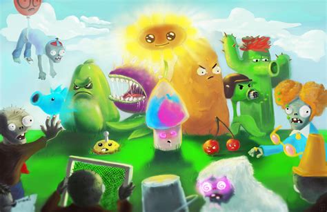 Plants vs Zombies fan art by nefed on DeviantArt