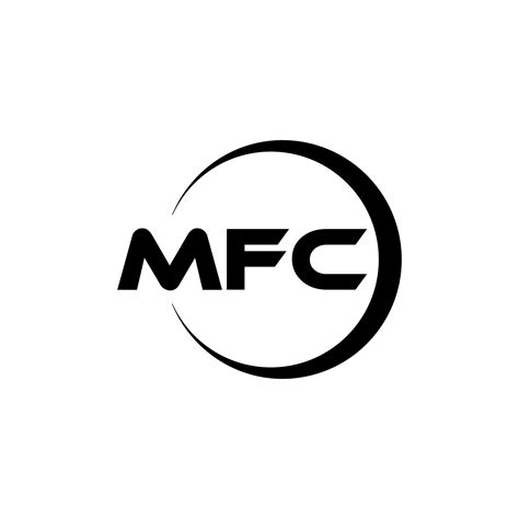 MFC letter logo design in illustration. Vector logo, calligraphy