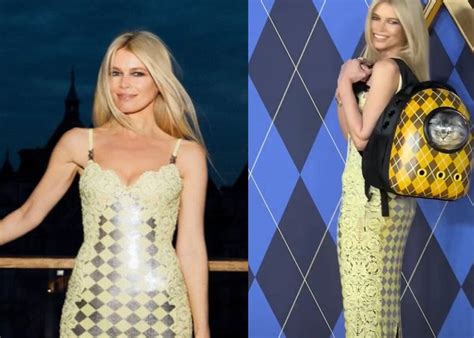 Claudia Schiffer's feline fashion statement steals the spotlight