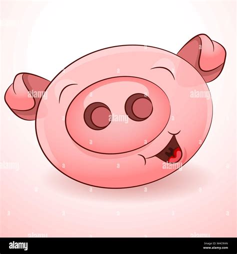 Smiling pig hi-res stock photography and images - Alamy
