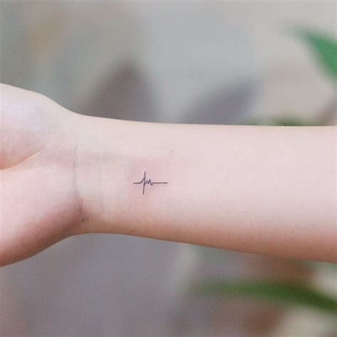 #heartbeat #tattoo #tinytattoo #smalltattoo | Medical tattoo, Line ...