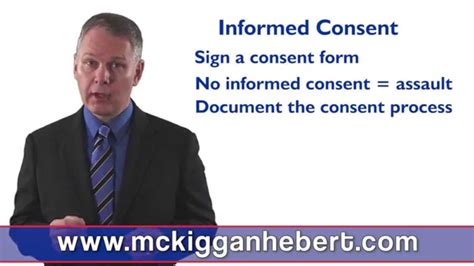 Informed Consent to Medical Treatment: What is it and why is it ...