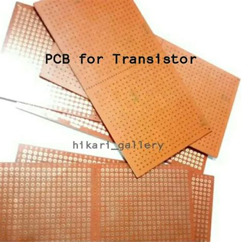 Papan PCB Titik Transistor / PCB for Transistor / PCB titik lubang ...