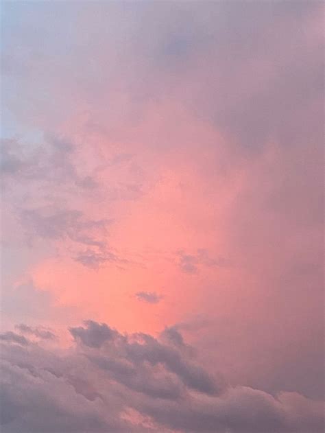 Pink and Blue Cloud Sunset