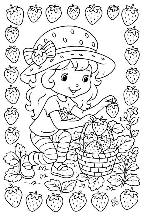 Strawberry Shortcake Coloring Books Strawberry Shortcake Colouring