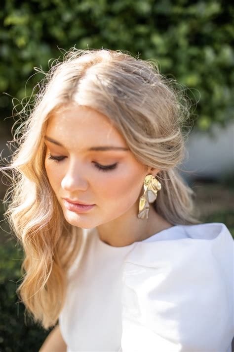 Precious Dreams Unique Gold Statement Earrings Crumpled | Etsy