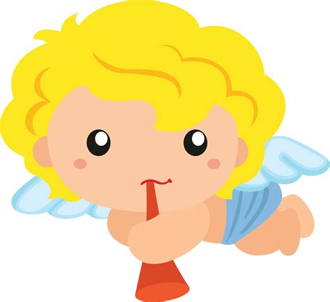 Cute Cupid Angel Illustration Vector Clipart 15694458 Vector Art at ...