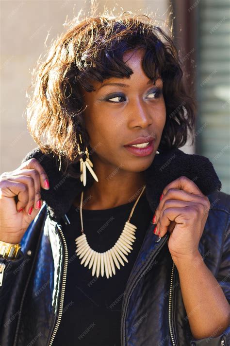 Premium Photo | Street shots of a black model