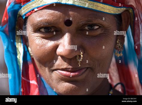 Eine indische Frau, Jodhpur, Rajasthan, Indien Stockfotografie - Alamy