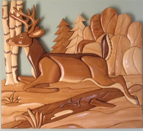Интарсия. Подборка работ разных авторов. (40 фото) | Intarsia wood ...