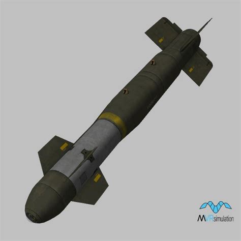 GBU-15.US.green 3D Model | MVRsimulation
