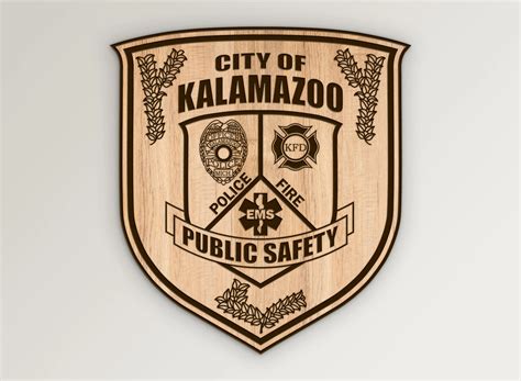Kalamazoo Michigan Public Safety Patch SVG Vector Files | Vector911