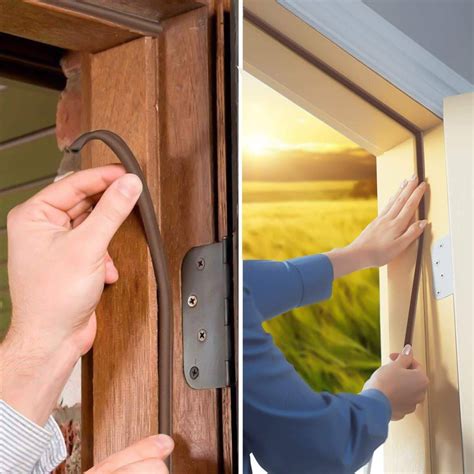 Aiwanto Weather Strip, Seal Strip for Doors and Windows Self-adhesive