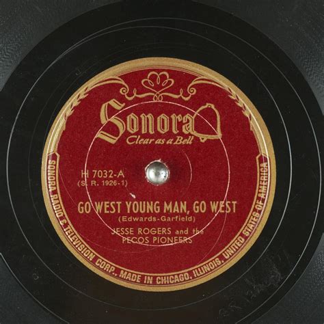 GO WEST YOUNG MAN, GO WEST : JESSE ROGERS and the PECOS PIONEERS : Free