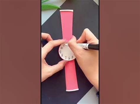 Часы для ребенка, поделка из бумаги #бумага #аппликация #shorts - YouTube