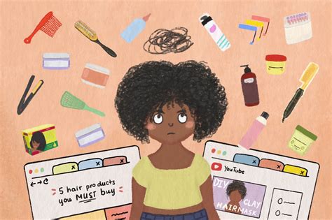 Afro Hair Cartoon