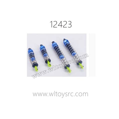 WLTOYS 12423 Parts, Front and Rear Shock Absorbers